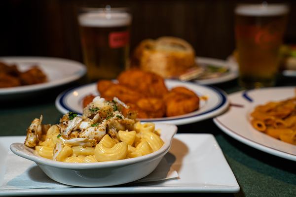 The crab mac and cheese