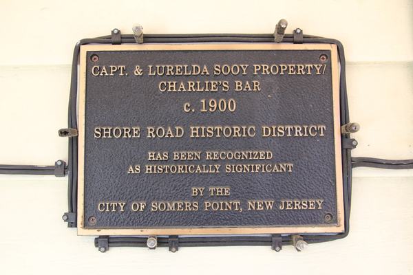 The Shore Road Historic District plaque — the Capt. & Lucelda Sooy property, c. 1900